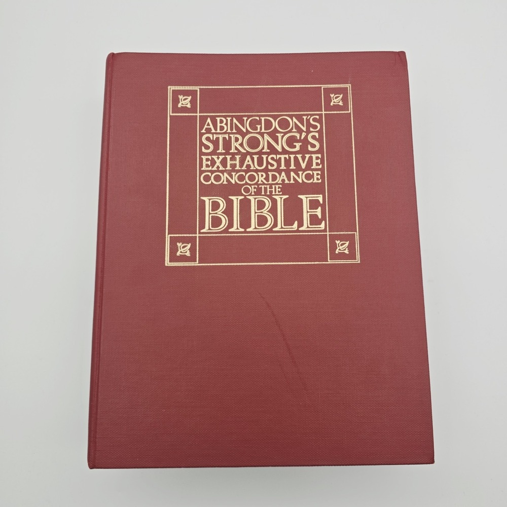 Vtg Abingdon's Strong's Exhaustive Concordance of the Bible by James Strong 1980